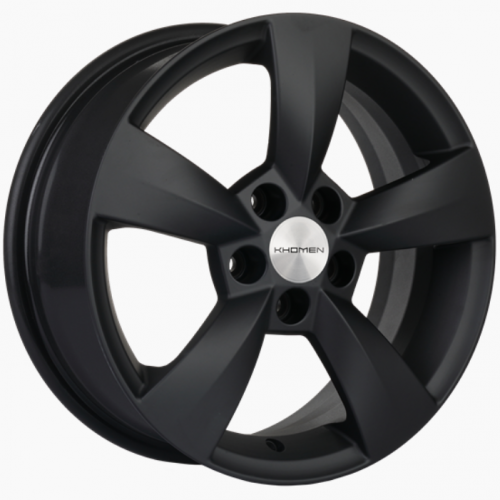 Khomen KHW 1504 6x15 5*100 ET40 DIA57.1 Black Литой
