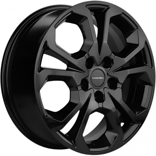 Khomen KHW 1711 7x17 5*114.3 ET37 DIA66.6 Black Литой