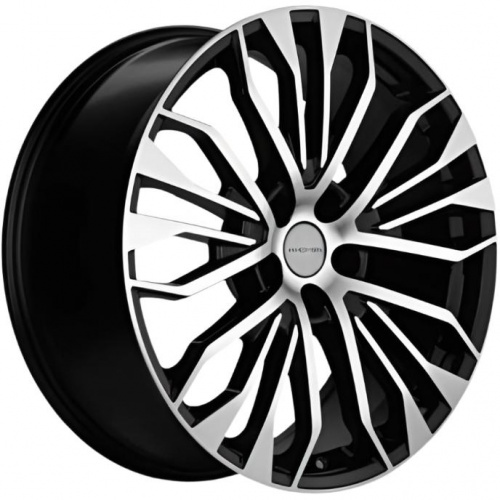 Khomen KHW 2009 8.5x20 5*112 ET33 DIA66.6 Black-FP Литой